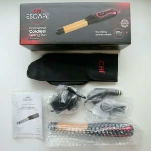 CHI Escape Cordless Curling Iron Professional 1" Ceramic Travel Size NEW in Box